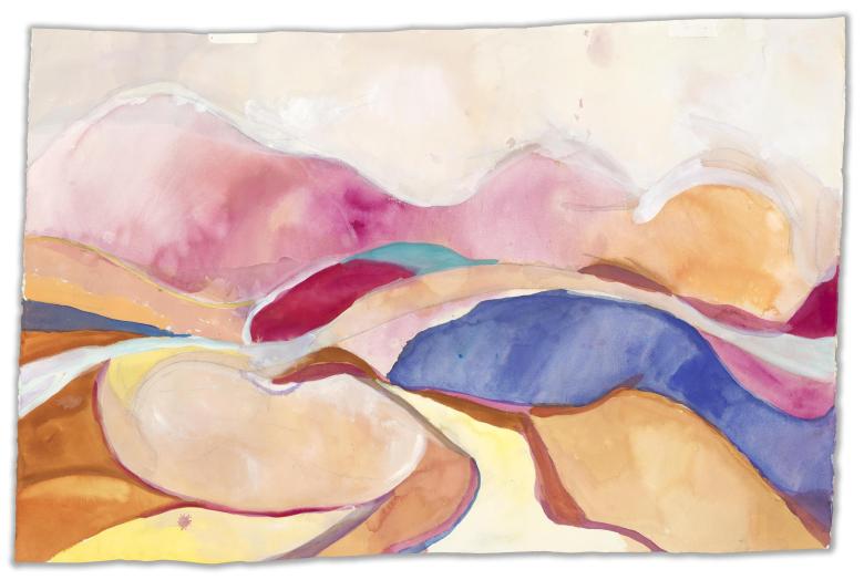 Abstract. Watercolor, ink, pen on high quality acid-free art paper, 29 x 44 in (73 x 111.5 cm). Fig. 113 