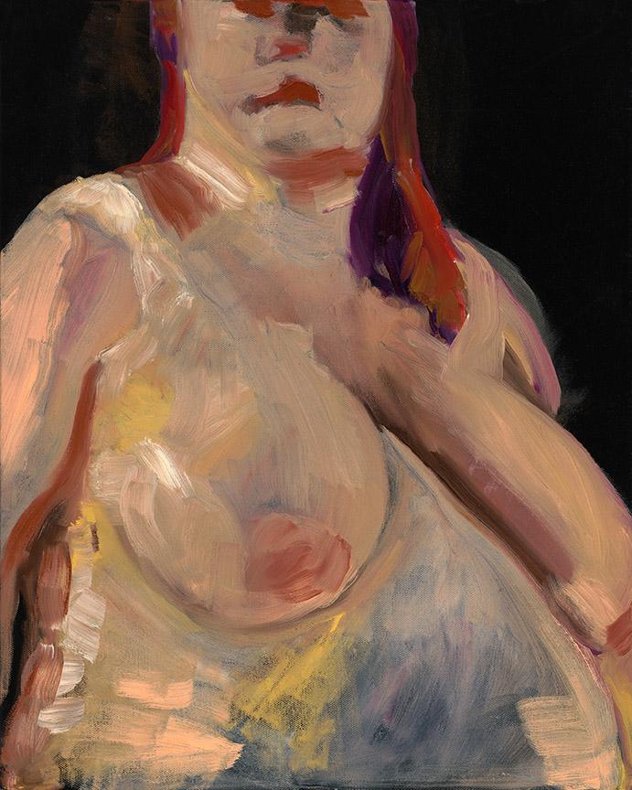 Woman Torso. Oil on canvas, 20x16in - 50x40cm. Fig. 033