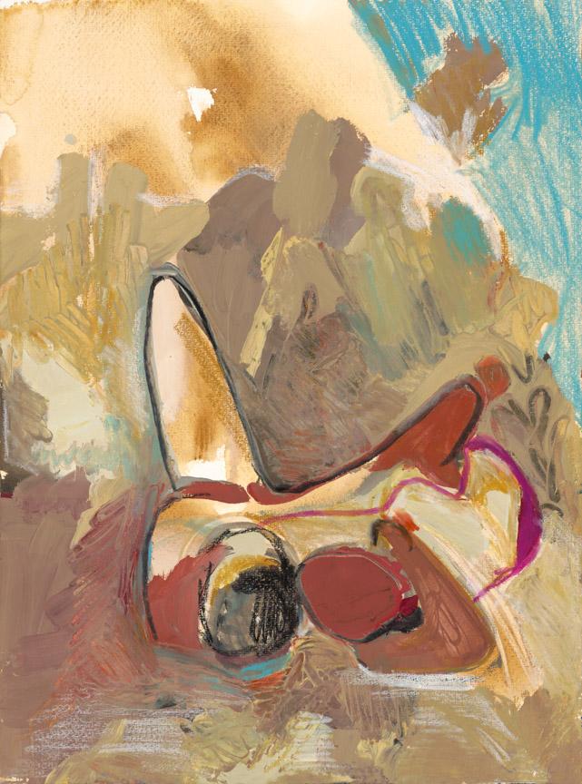 Gouache and pastel on paper, 14.5 x10.7in - 36.5x27cm. Fig. 078